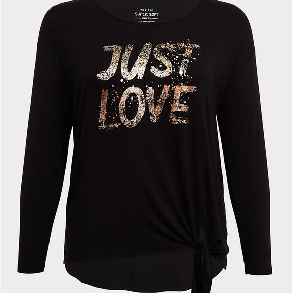 NEW Torrid long sleeve tie front shirt - Picture 1 of 5